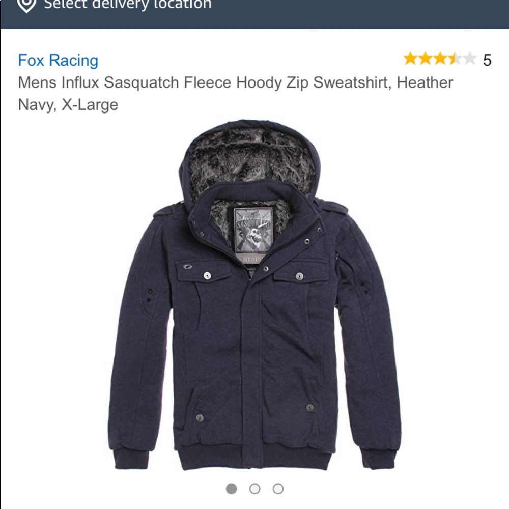 Men’s fox Sasquatch hoodie